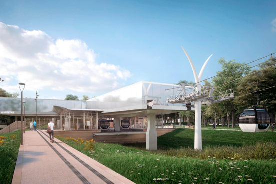 Projekt Câble 1 (C1) Paris | © Île-de-France Mobilités / Doppel France Projekt Câble 1 (C1) Paris | © Île-de-France Mobilités / Doppel France