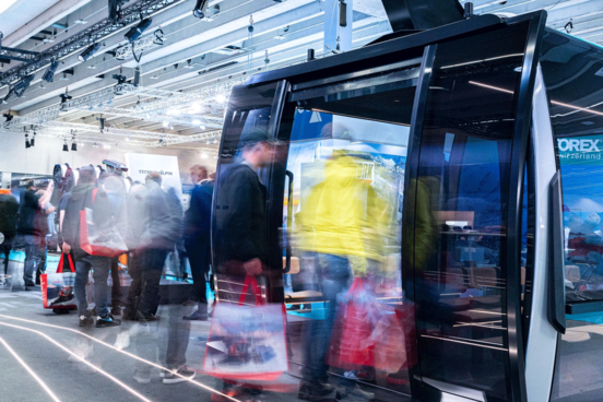 Gondel auf der INTERALPIN 2023 | © überall GmbH Gondel auf der INTERALPIN 2023 | © überall GmbH